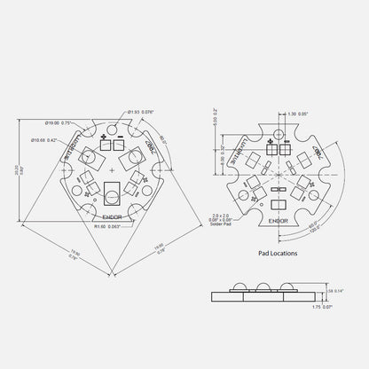 Endor 7007 White Star Board