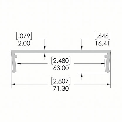 2.8″ Snap-in Diffusion Profile