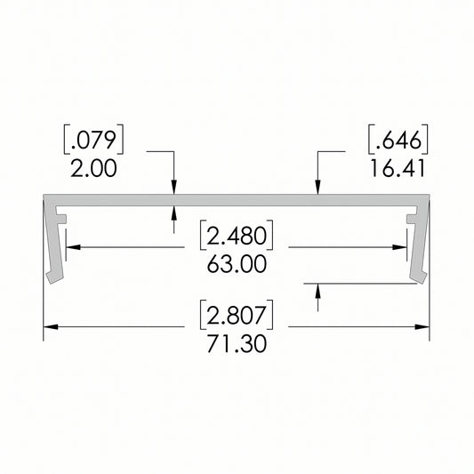 2.8″ Snap-in Diffusion Profile